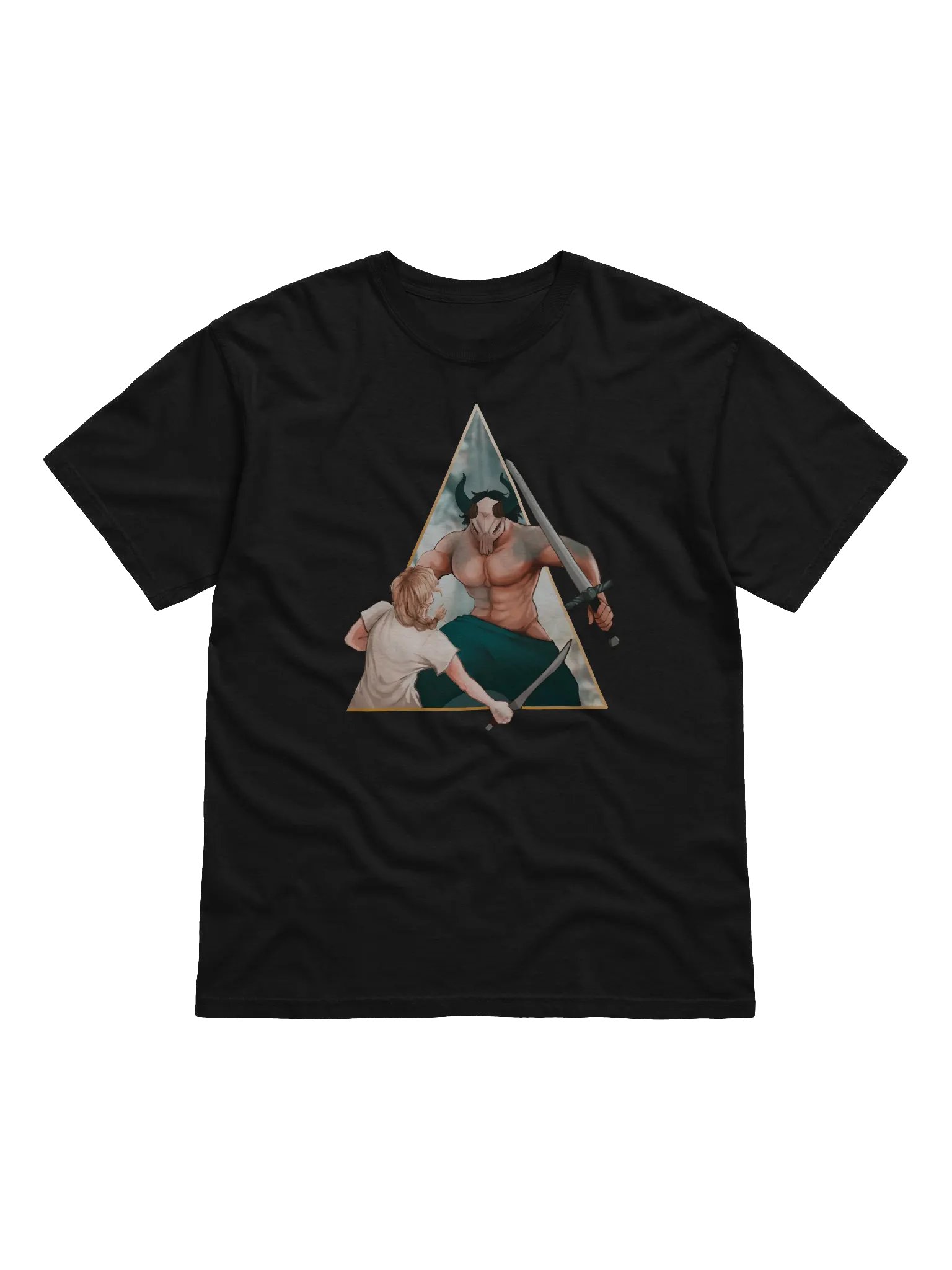 THE LESHY vs ISHANI Heavyweight T-Shirt - from Short Film Quest for the Sylvan Blade (Lux Arcana) product image (1)