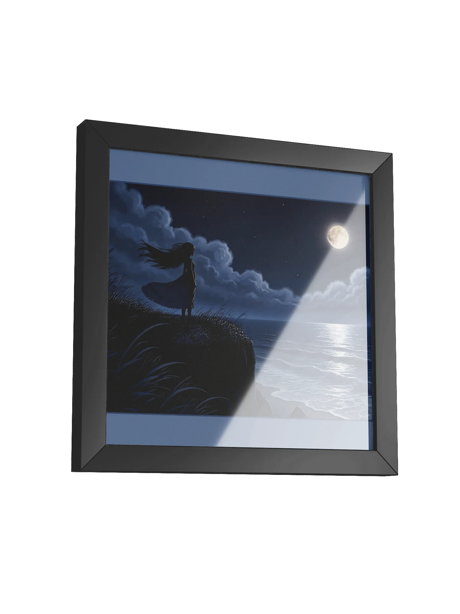 Seaside Thinker Framed Poster product image (3)