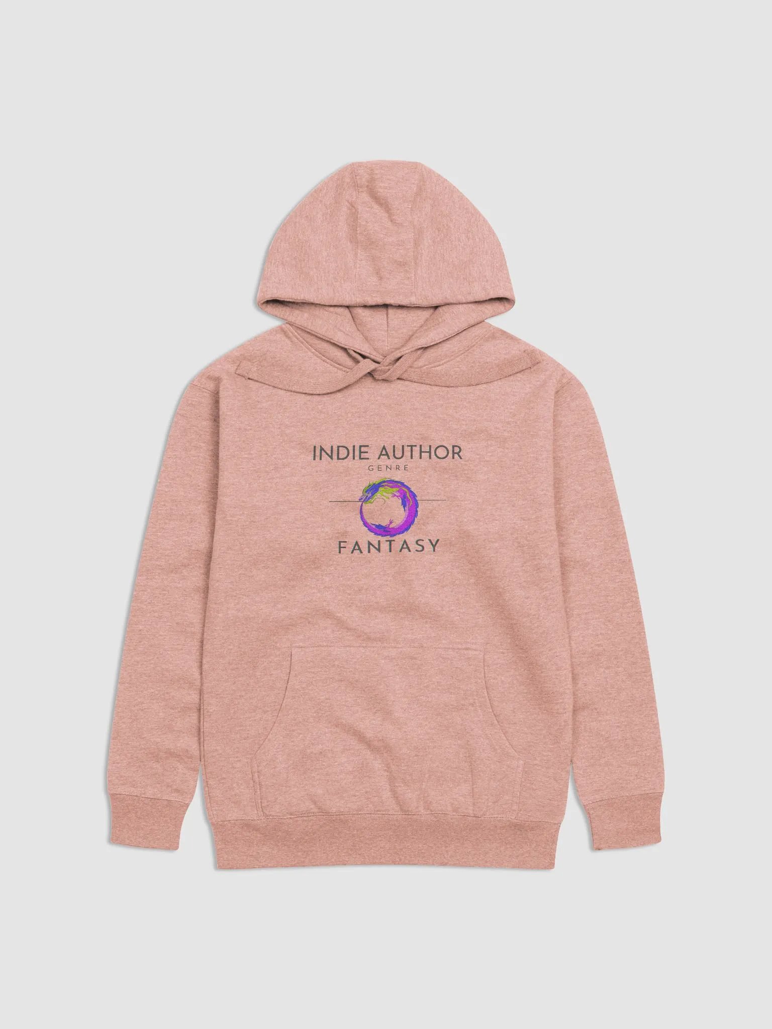 Indie Author Genre Fantasy Dusty Rose Pink Unisex Hoodie product image (1)
