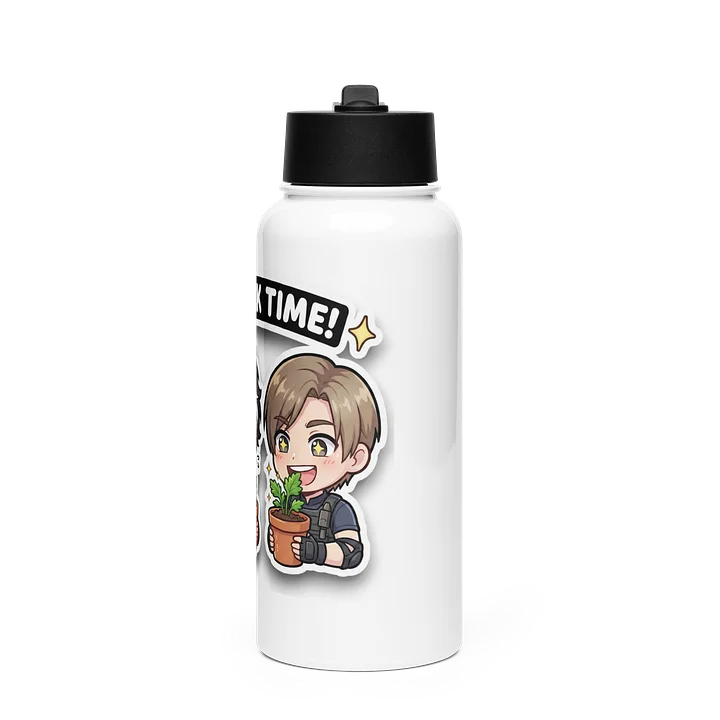 Snack Time! Stainless Steel Water Bottle. product image (1)