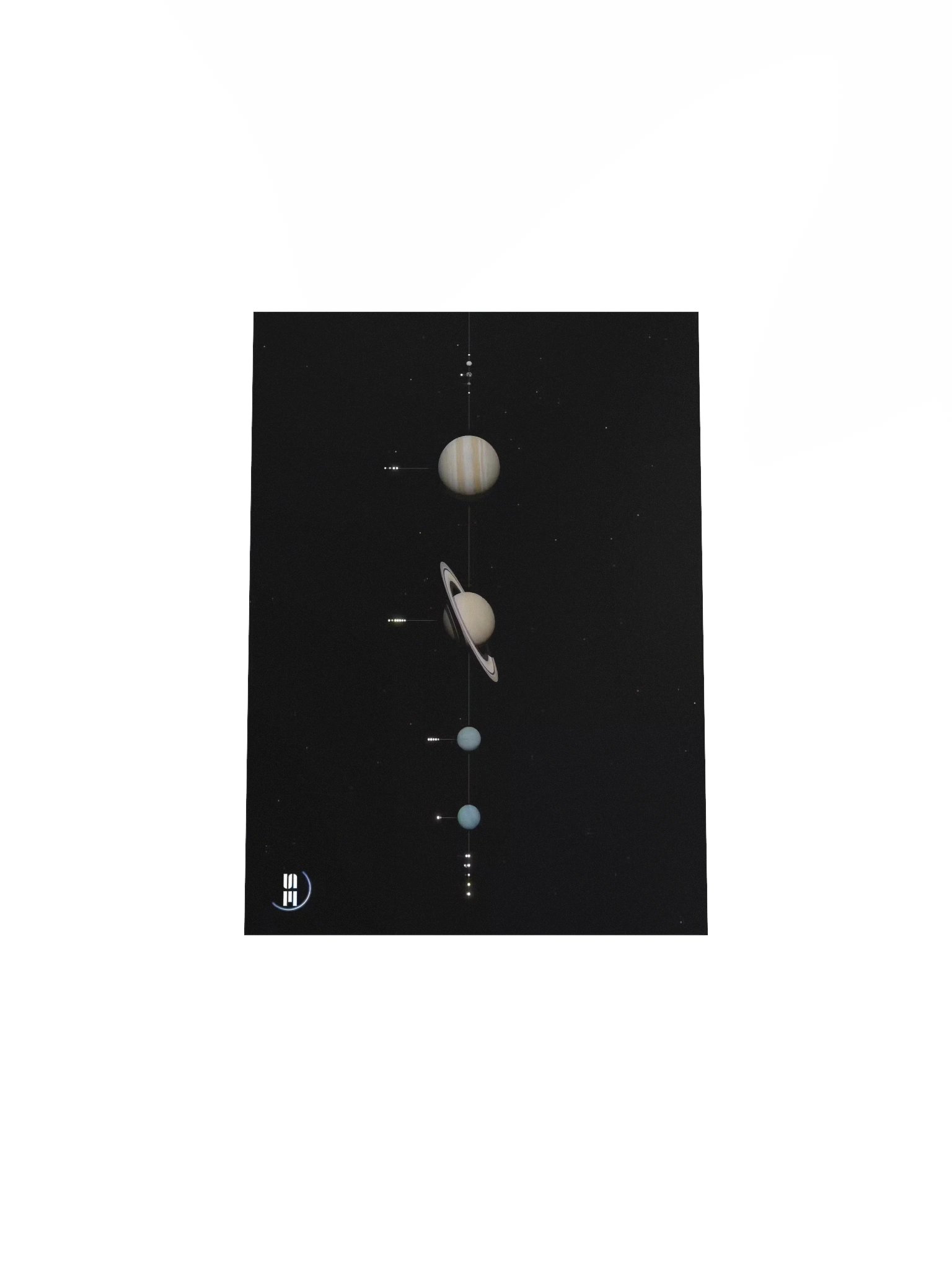 Solar System Object Size Poster product image (14)