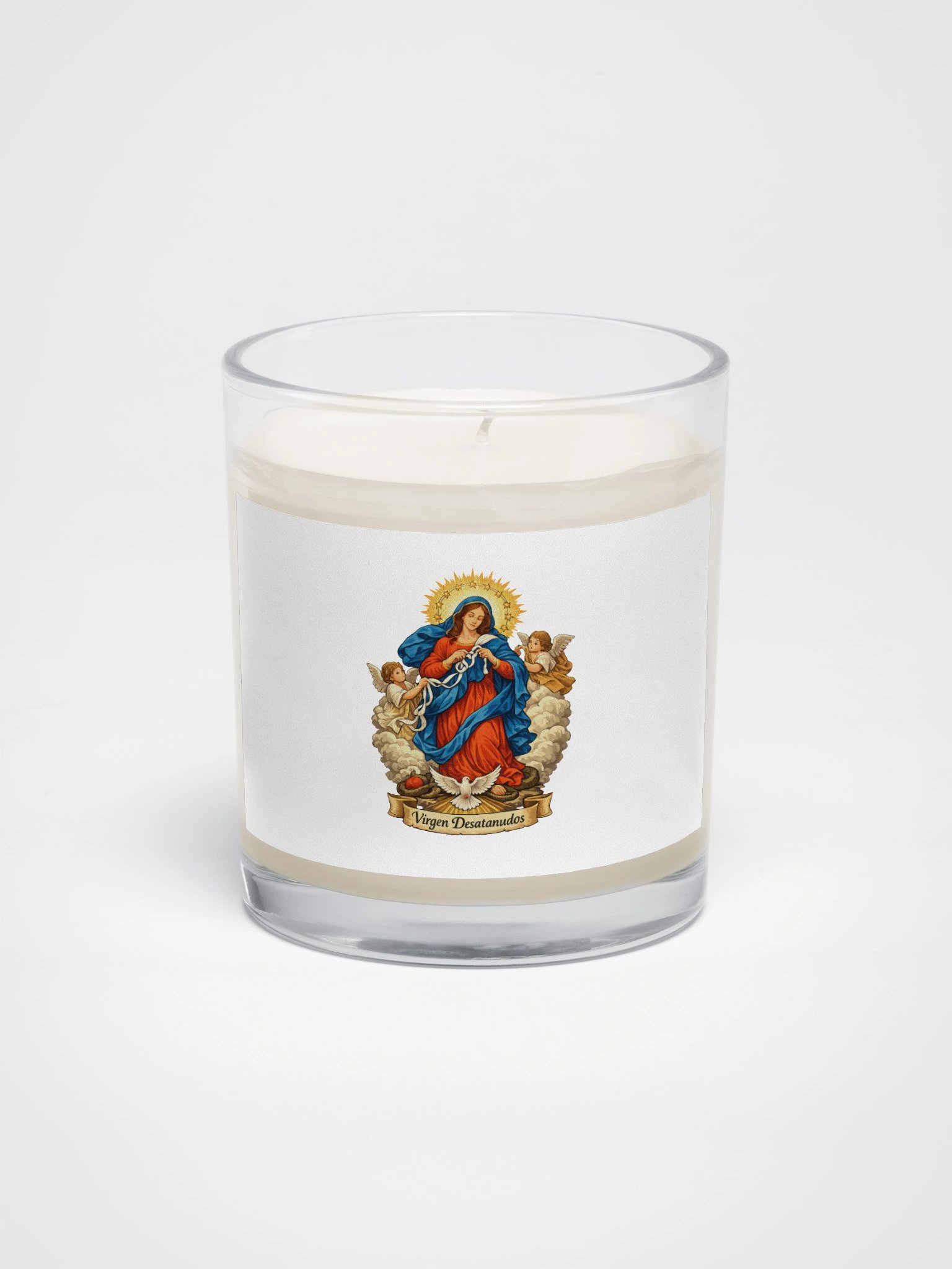 Virgen Desatanudos Soy Wax Candle product image (1)