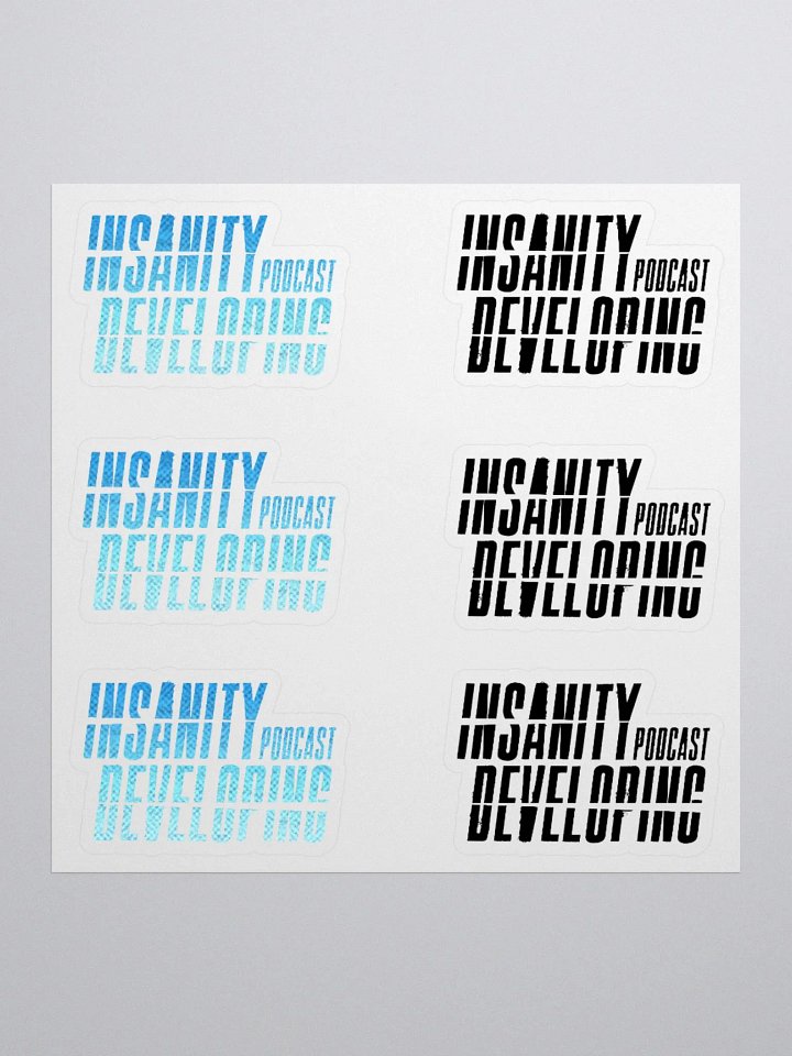 Insanity Developing Kiss Cut Stickers product image (1)