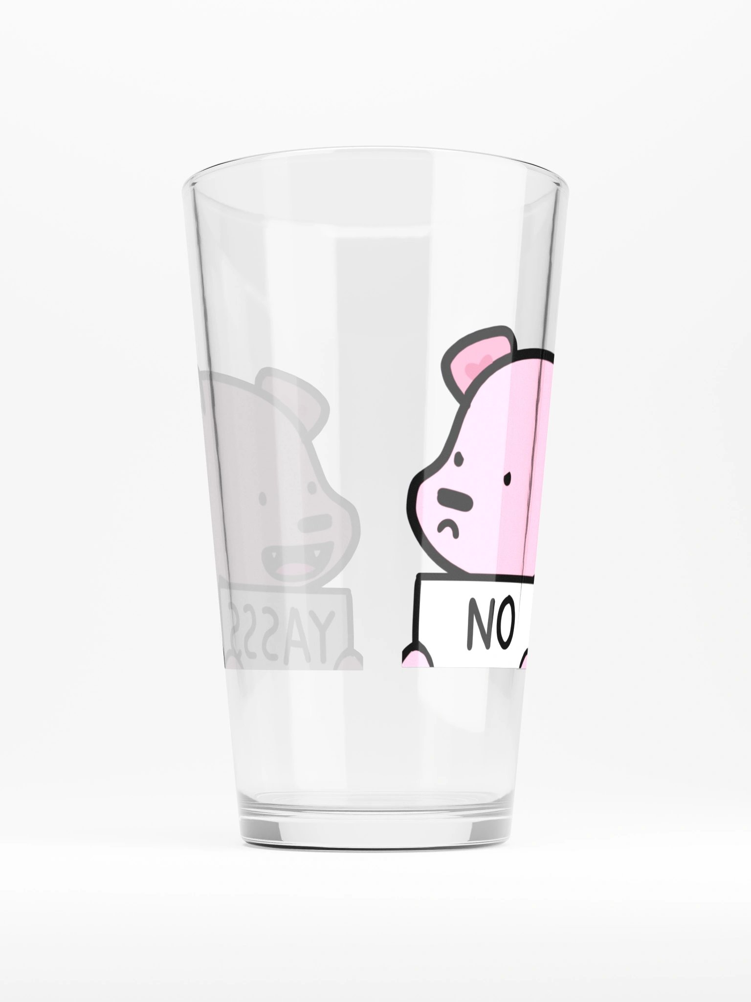 Decision maker pint glass product image (1)