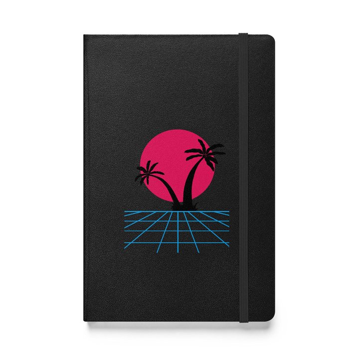 Neon Sunset Hardcover Notebook product image (1)