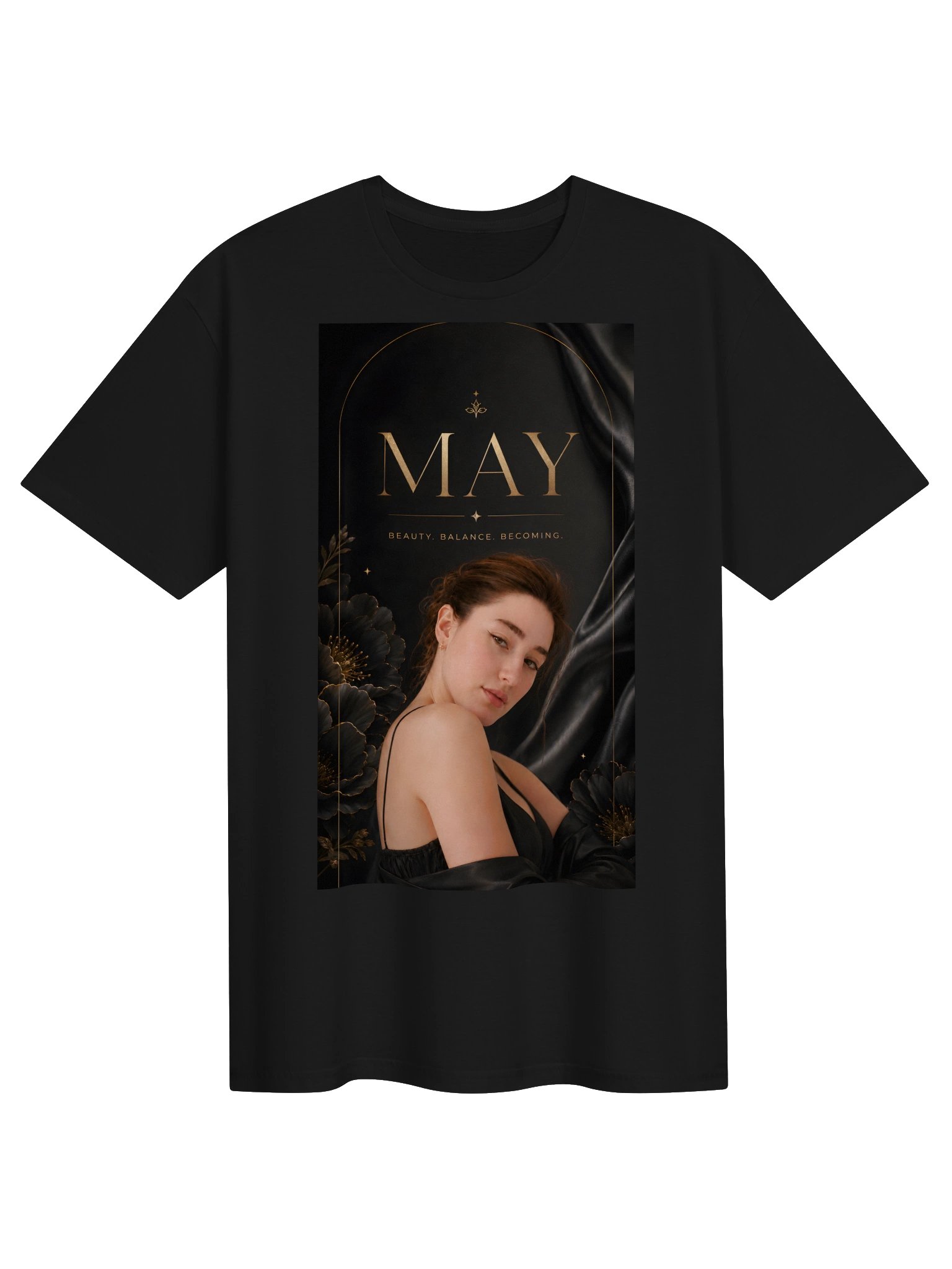 MAY Beauty Balance Becoming Tee Black
