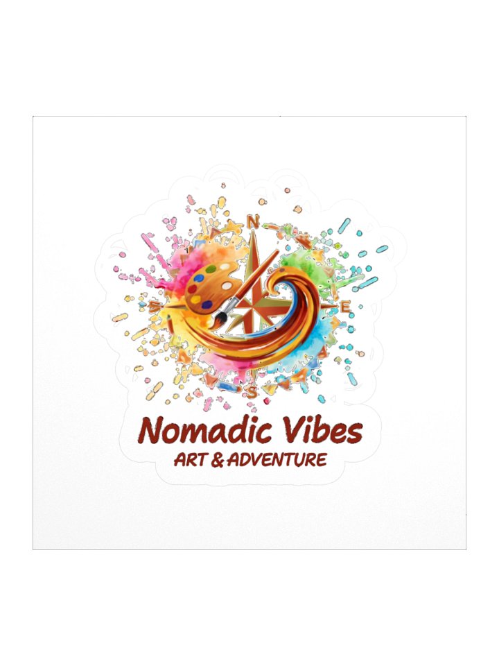 Nomadic Vibes Compass Rose Stickers product image (1)