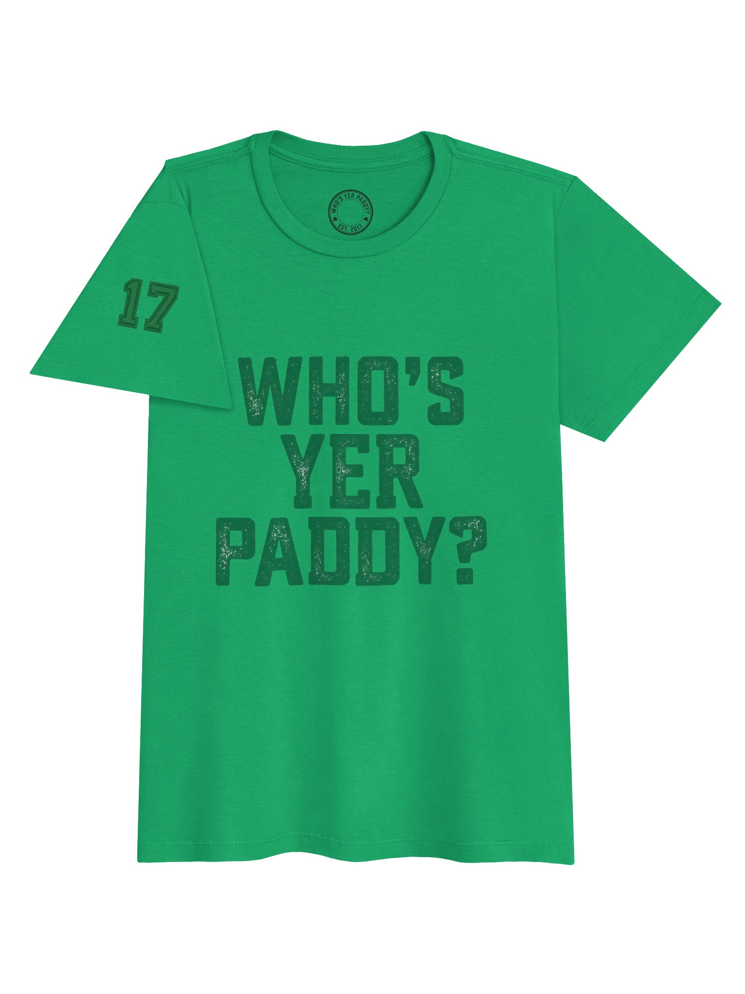 Celebration Tee "Who's Yer Paddy?" Var. / Green product image (6)