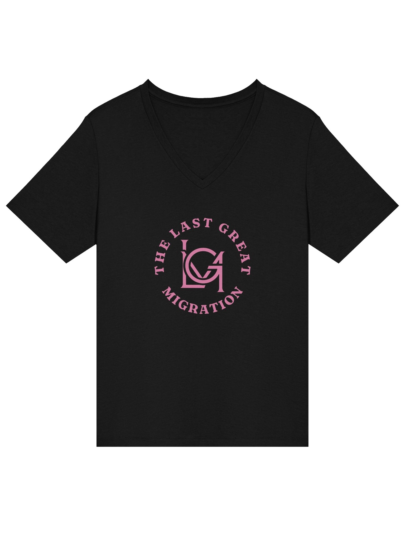 The Emblem V Neck (Women's, Pink Logo) product image (2)