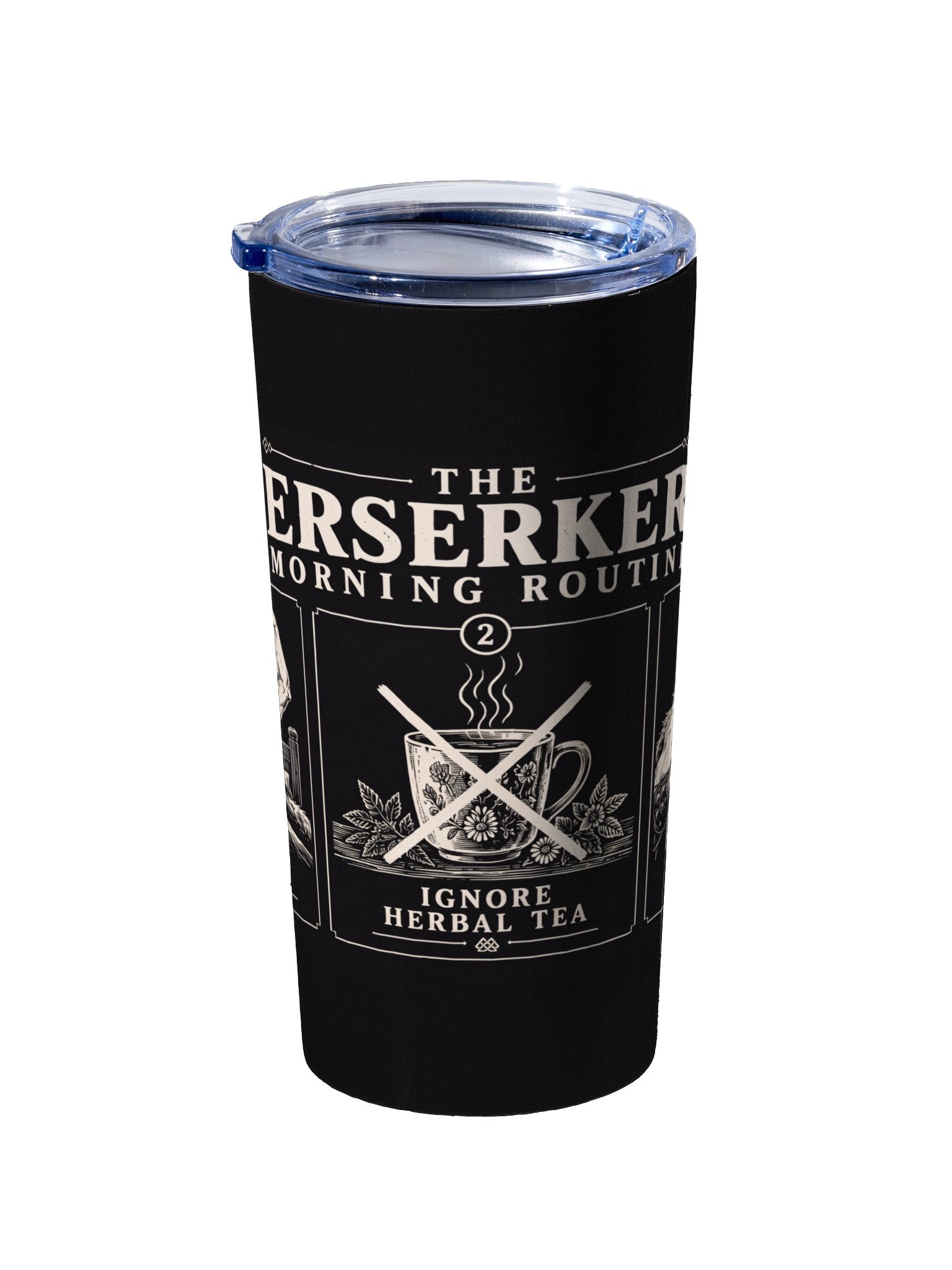 The Berserker's Morning Routine Travel Tumbler product image (4)