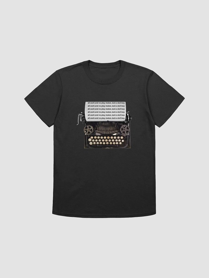 Vintage Typewriter All Work No Play T-Shirt product image (1)