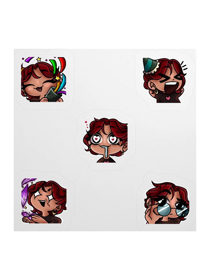 Emote stickers! product image (4)