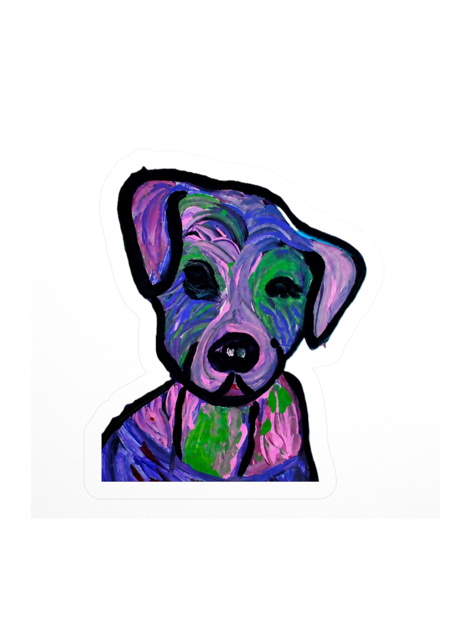 Colorful "Baya" Sticker product image (1)