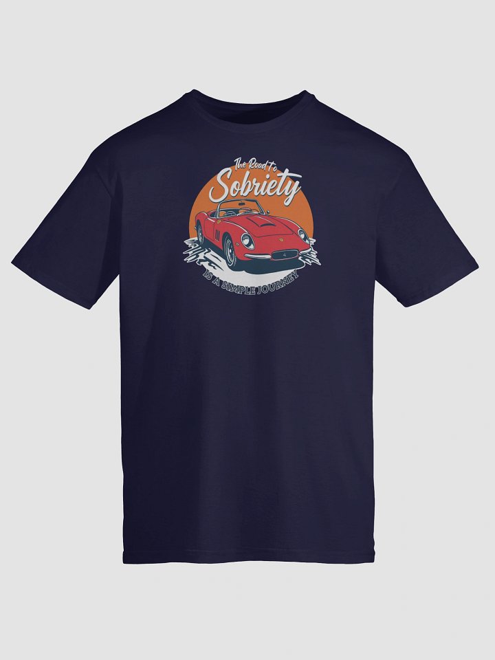 The Road to Sobriety is a Simple Journey | AA Recovery T-Shirt product image (1)