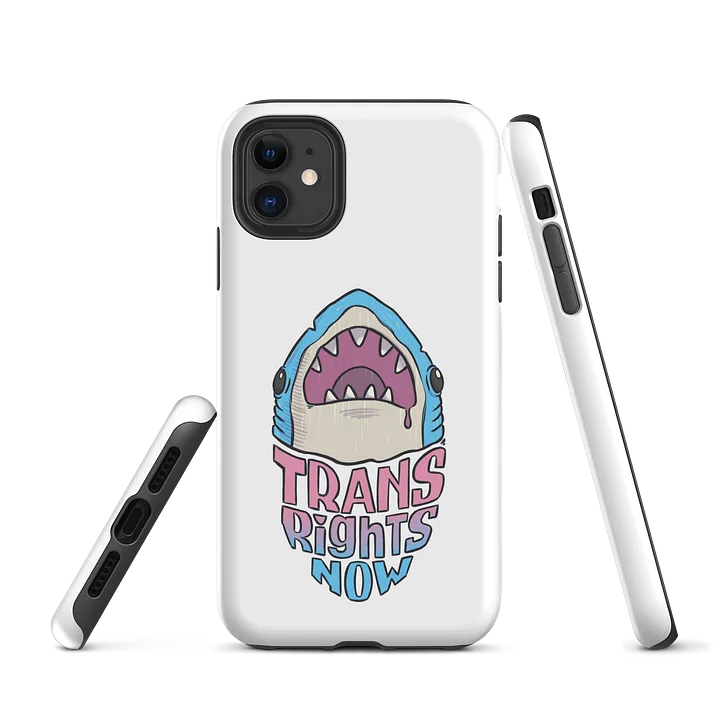 iphone case : trans rights now product image (2)