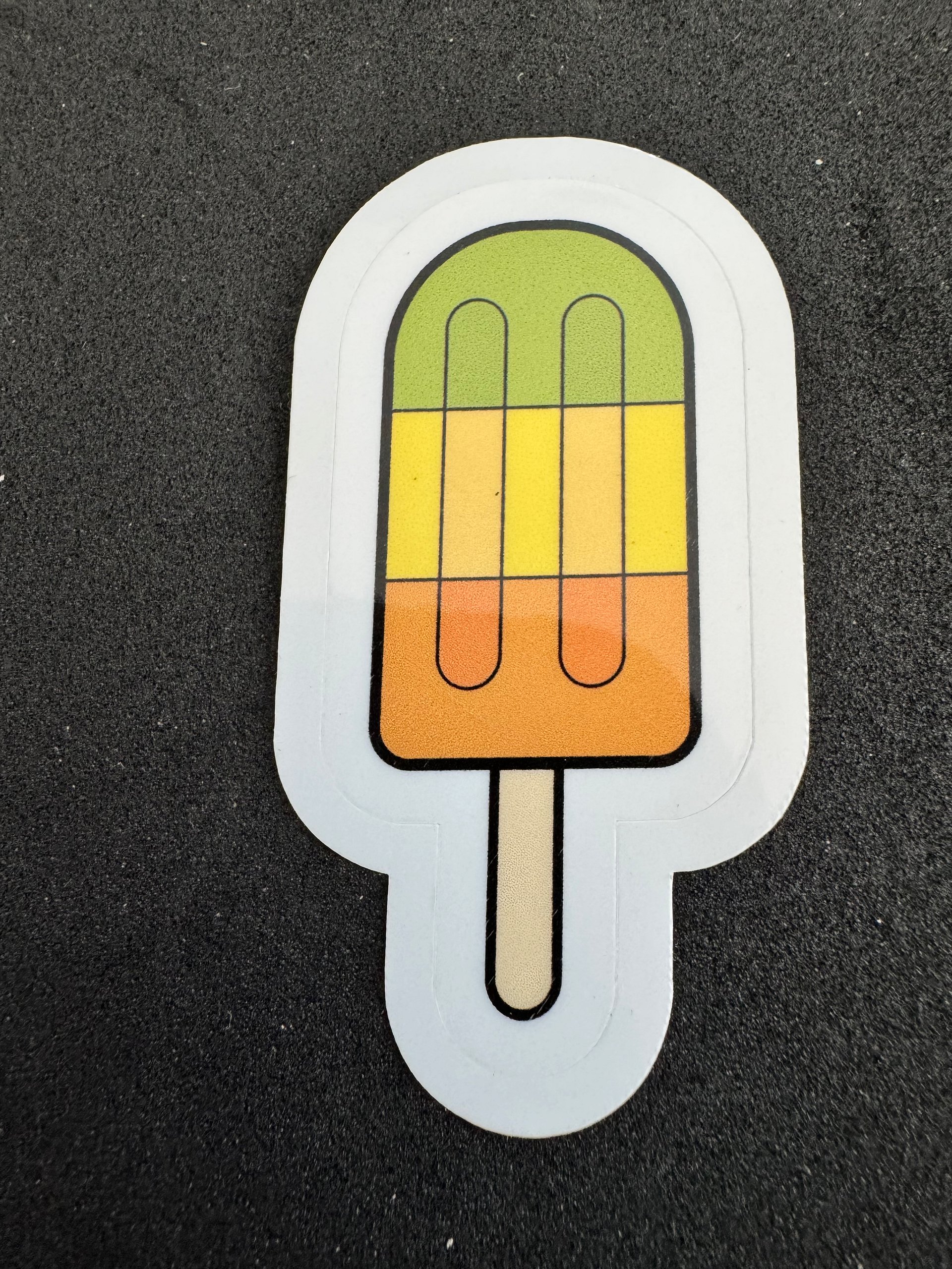 Retro Rocket Popsicle Sticker product image (1)