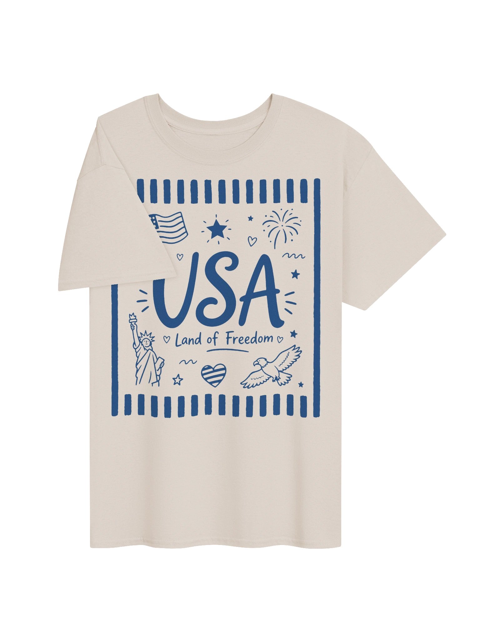 USA Land of Freedom Patriotic Tee product image (17)