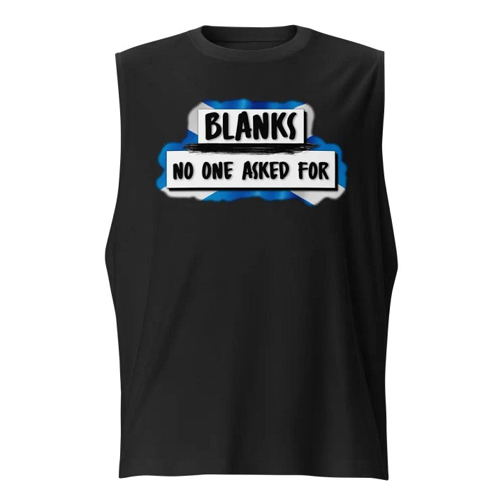 BLANKS Scotland Logo Muscle Tank product image (1)