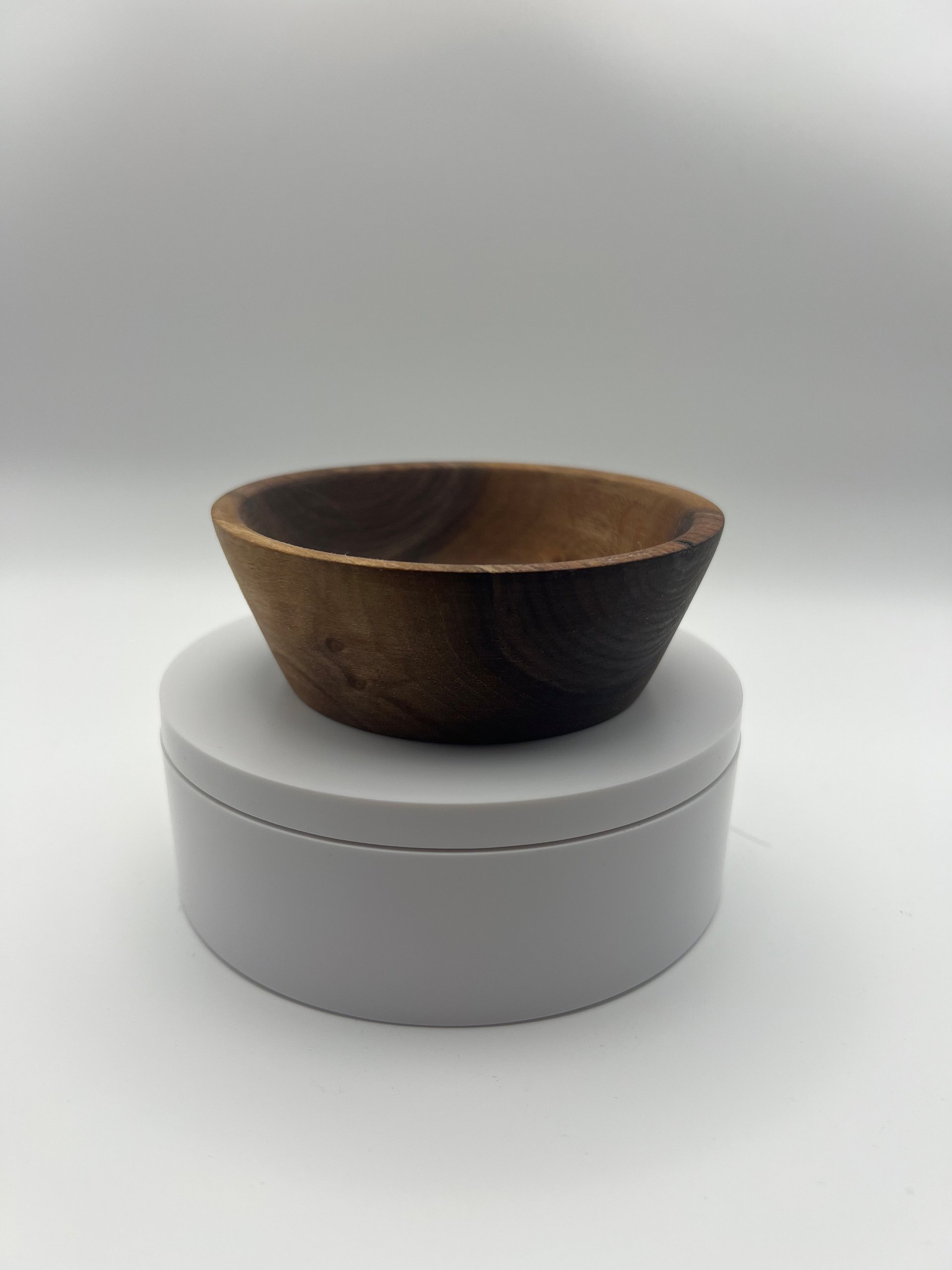 Small Black Walnut Catch-All (3.75”) – Handmade from Reclaimed Storm Wood product image (4)