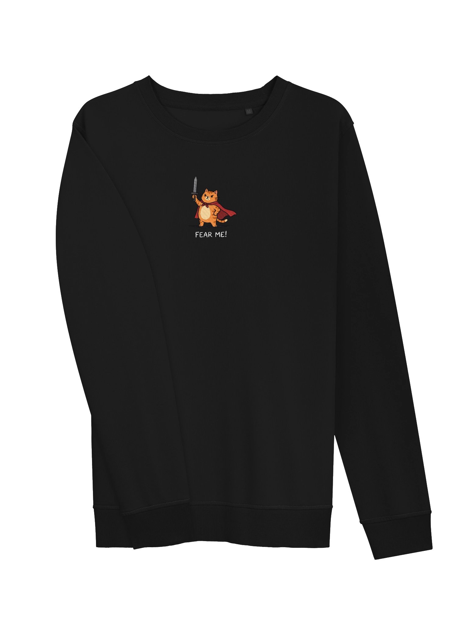 Fear Me! Funny Cat Warrior Sweatshirt | Cat Lover Crewneck Gift product image (9)