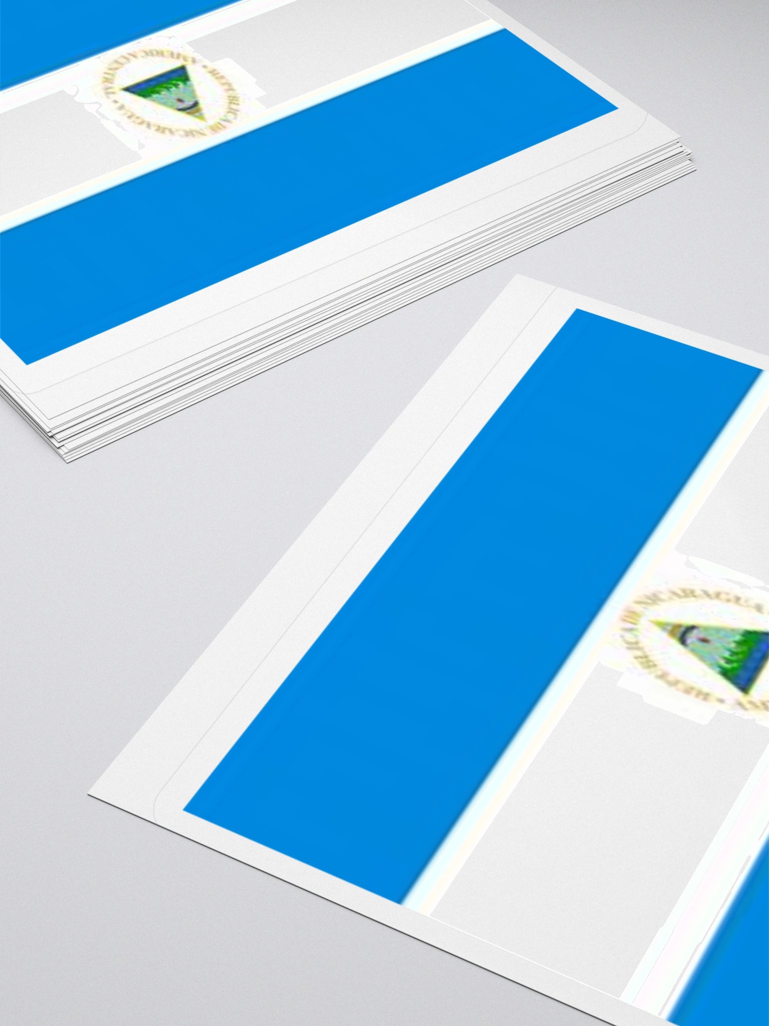 Exclusive Nicaraguan Flag Kiss-Cut Stickers - High-Quality Vinyl, Multiple Sizes product image (10)