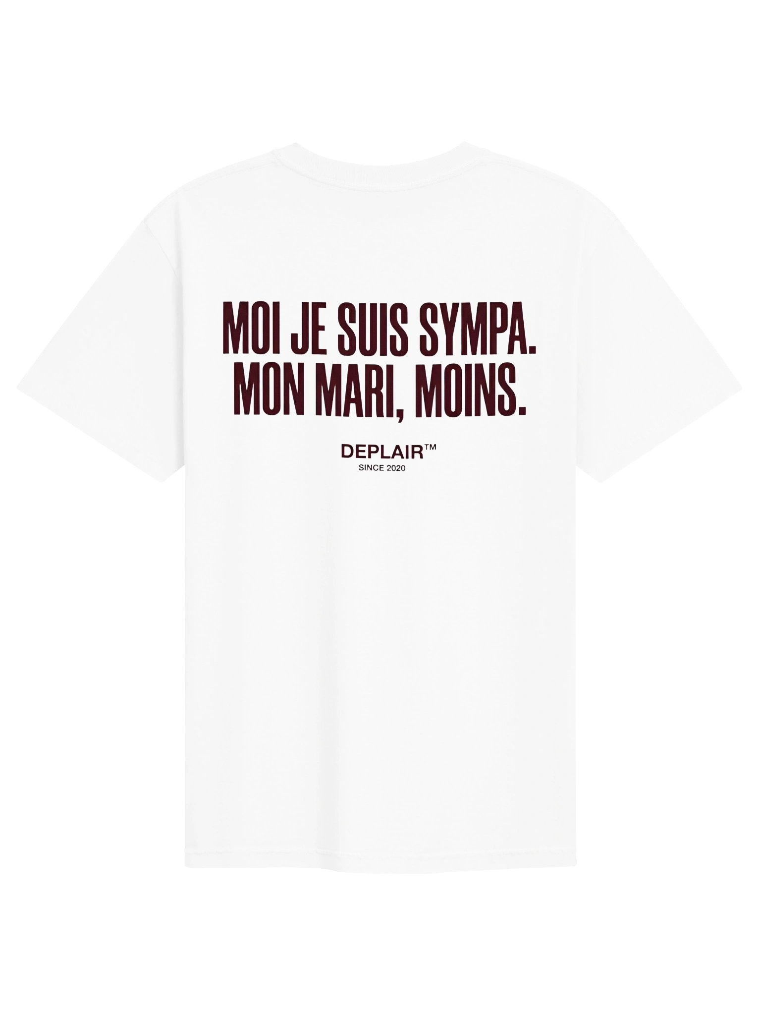 Moi je suis sympa. Mon mari, moins. — T-shirt femme product image (1)