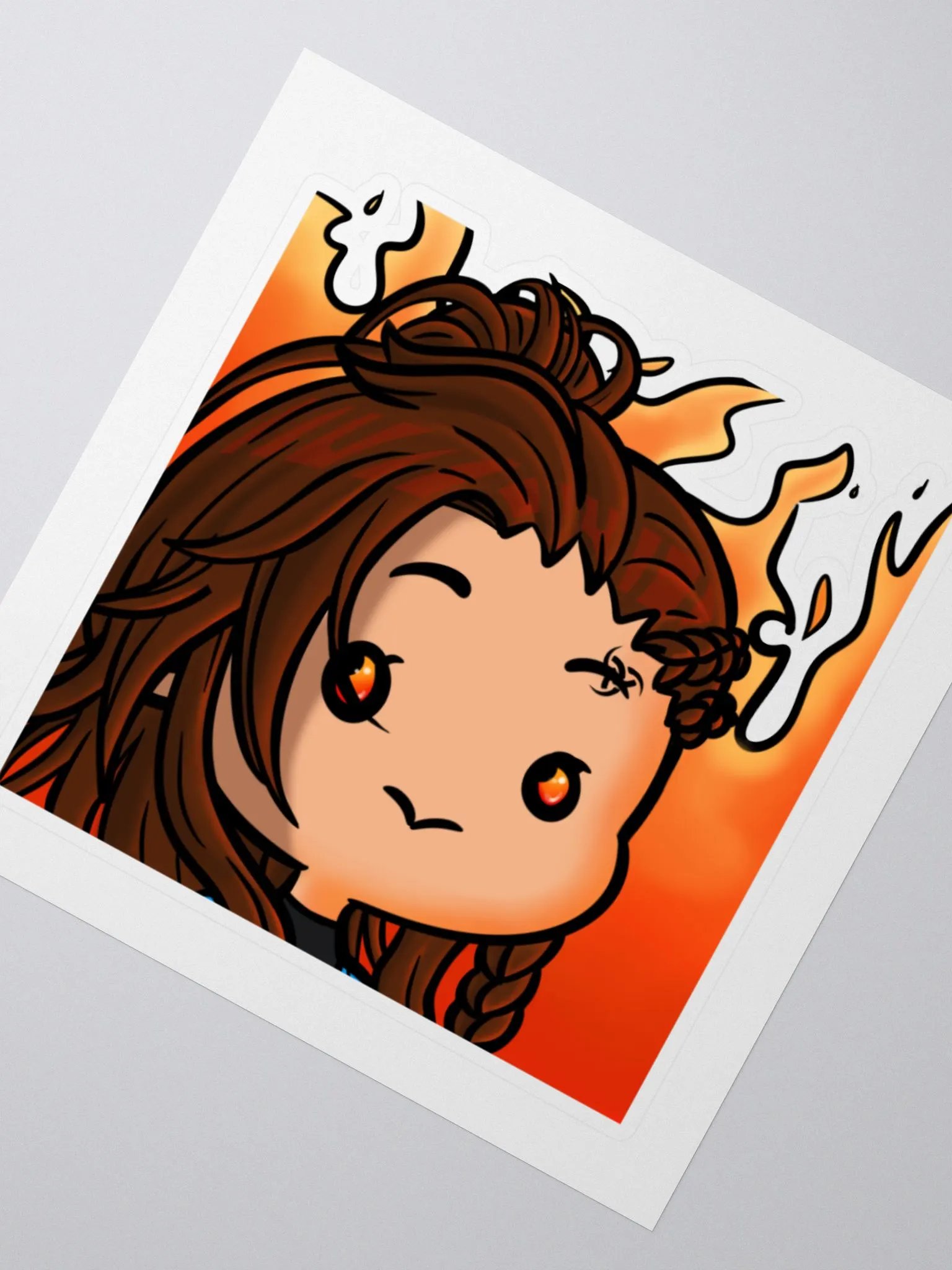 Fire Emoji sticker product image (2)