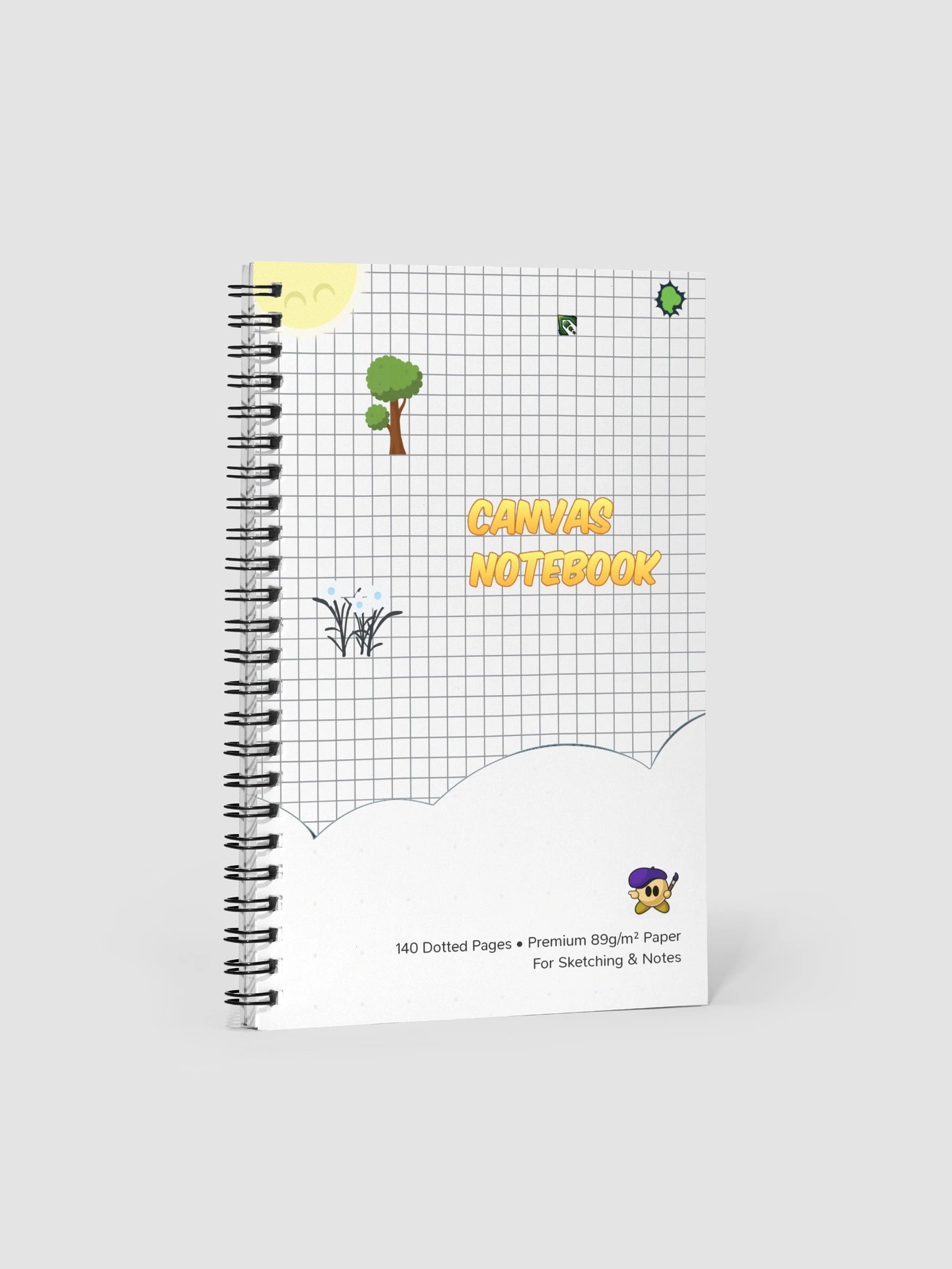 Tiles Canvas Notebook product image (1)