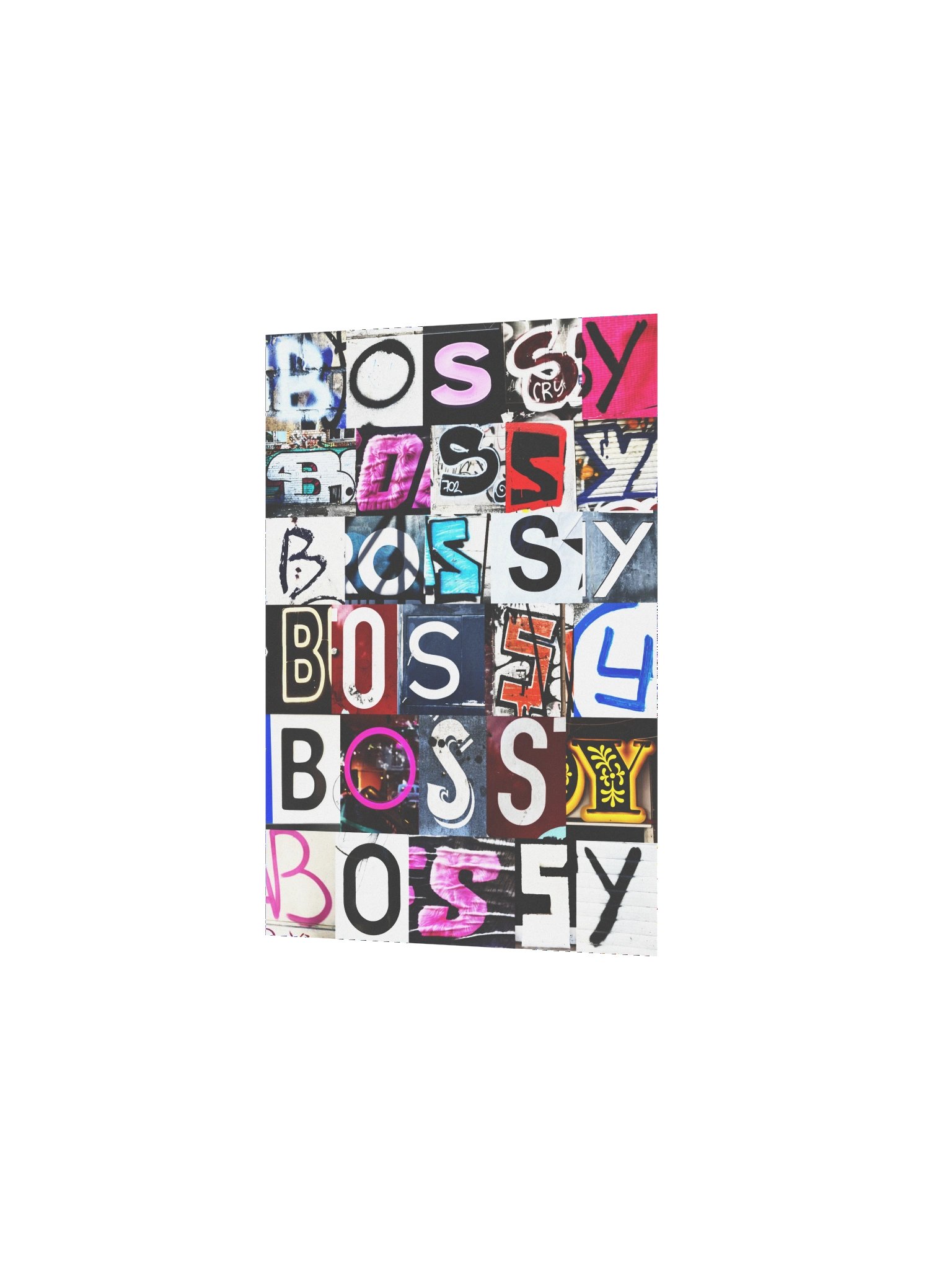 Bossy - Found Fonts Poster product image (5)