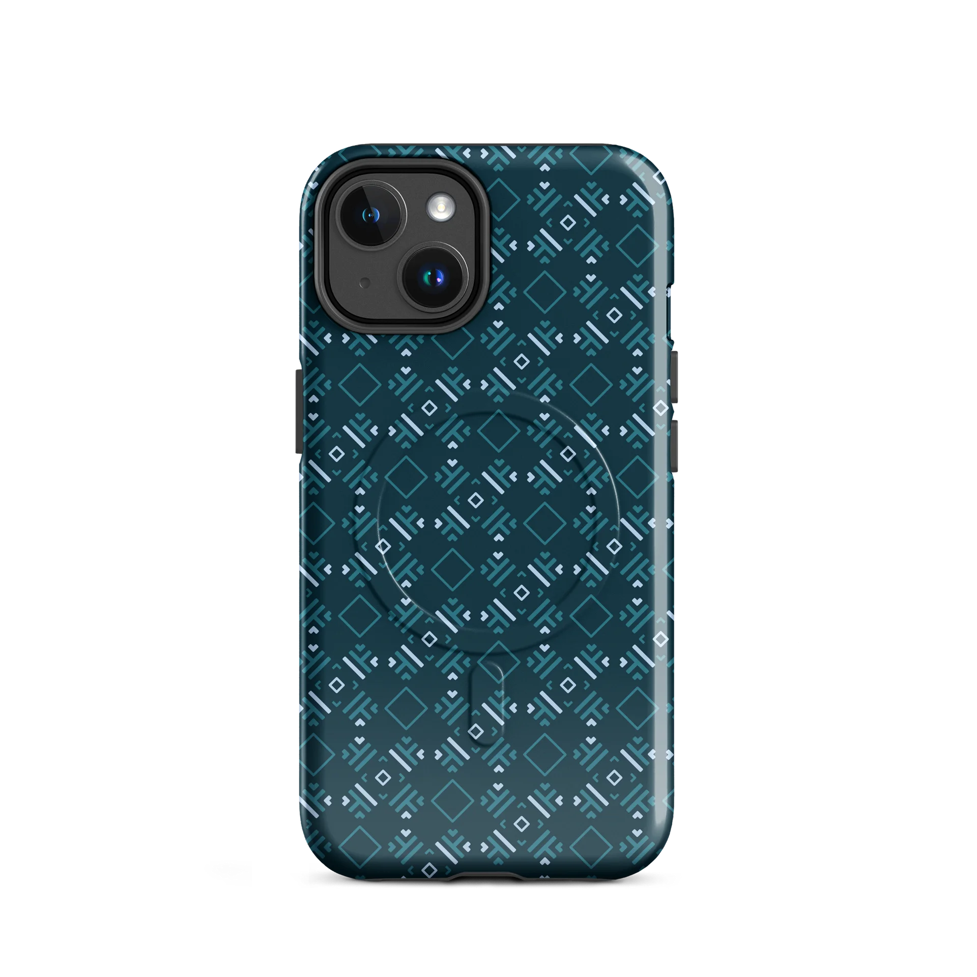 Facet Fantastic iPhone 17 Tough MagSafe Case - Shockproof Dual-Layer Geometric Protective Cover product image (2)