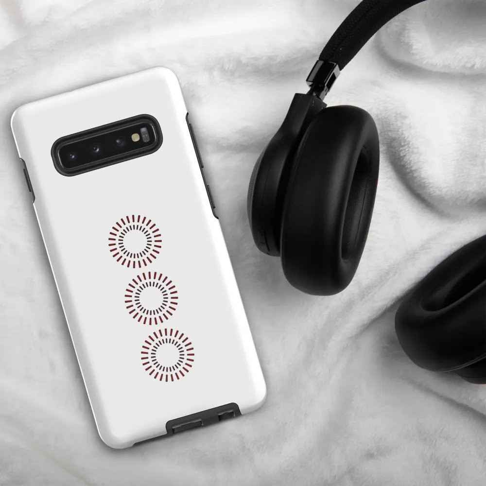 Red Circle Tough Case for Samsung® product image (50)