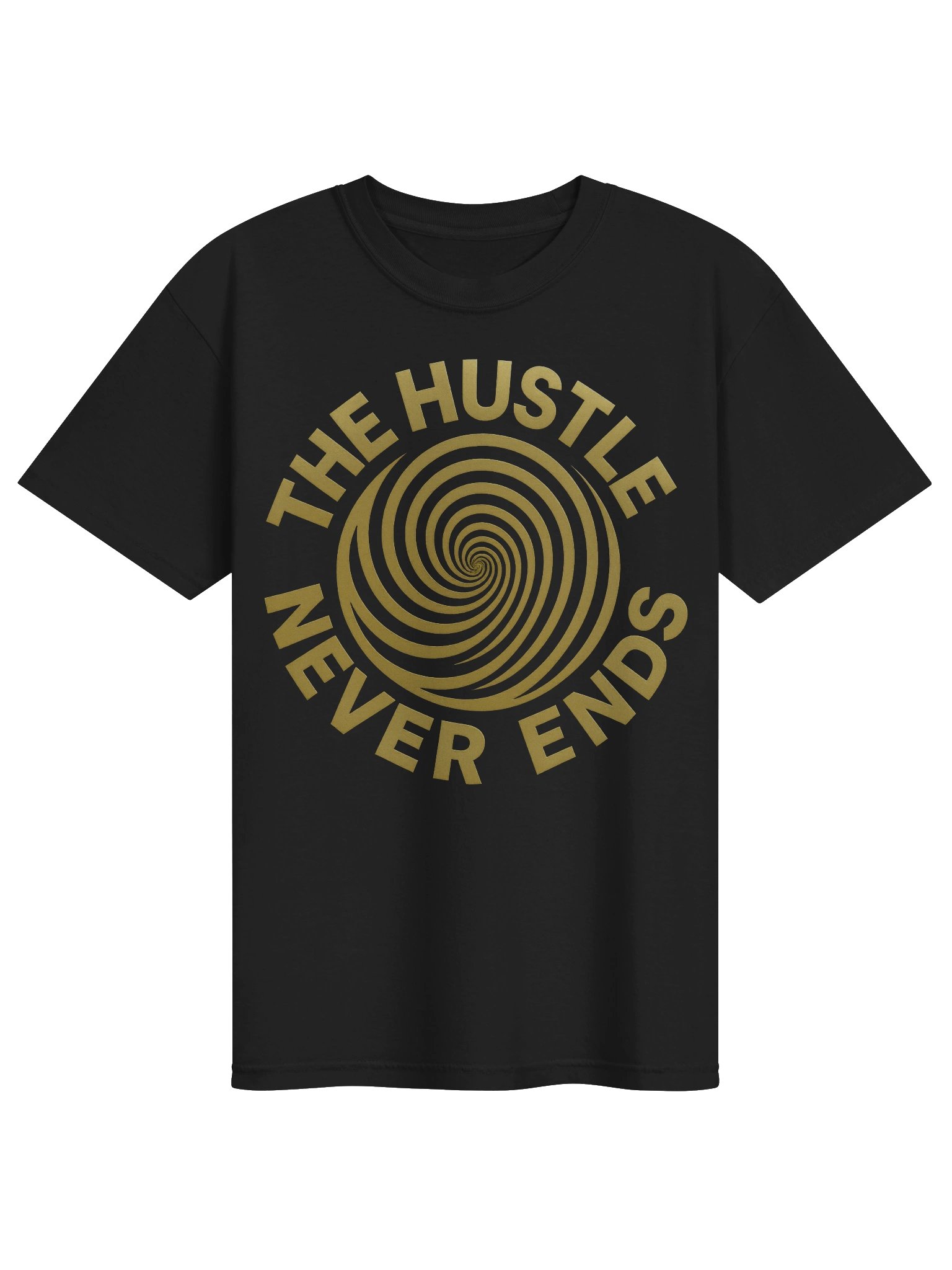MAXMONEY Gold Spiral Hustle Tee product image (1)