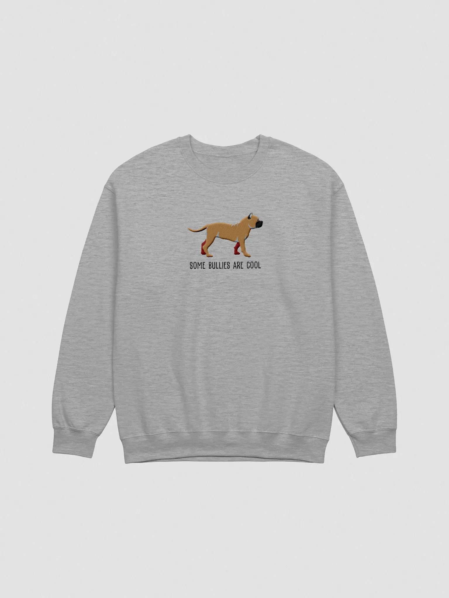 Some Bullies Are Cool Sweatshirt (Embroidered) of an American Bully product image (3)