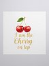 Cherry On Top Kiss Cut Stickers