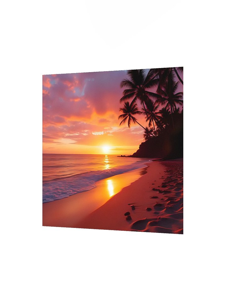 Tropical Sunset Matte Poster product image (9)