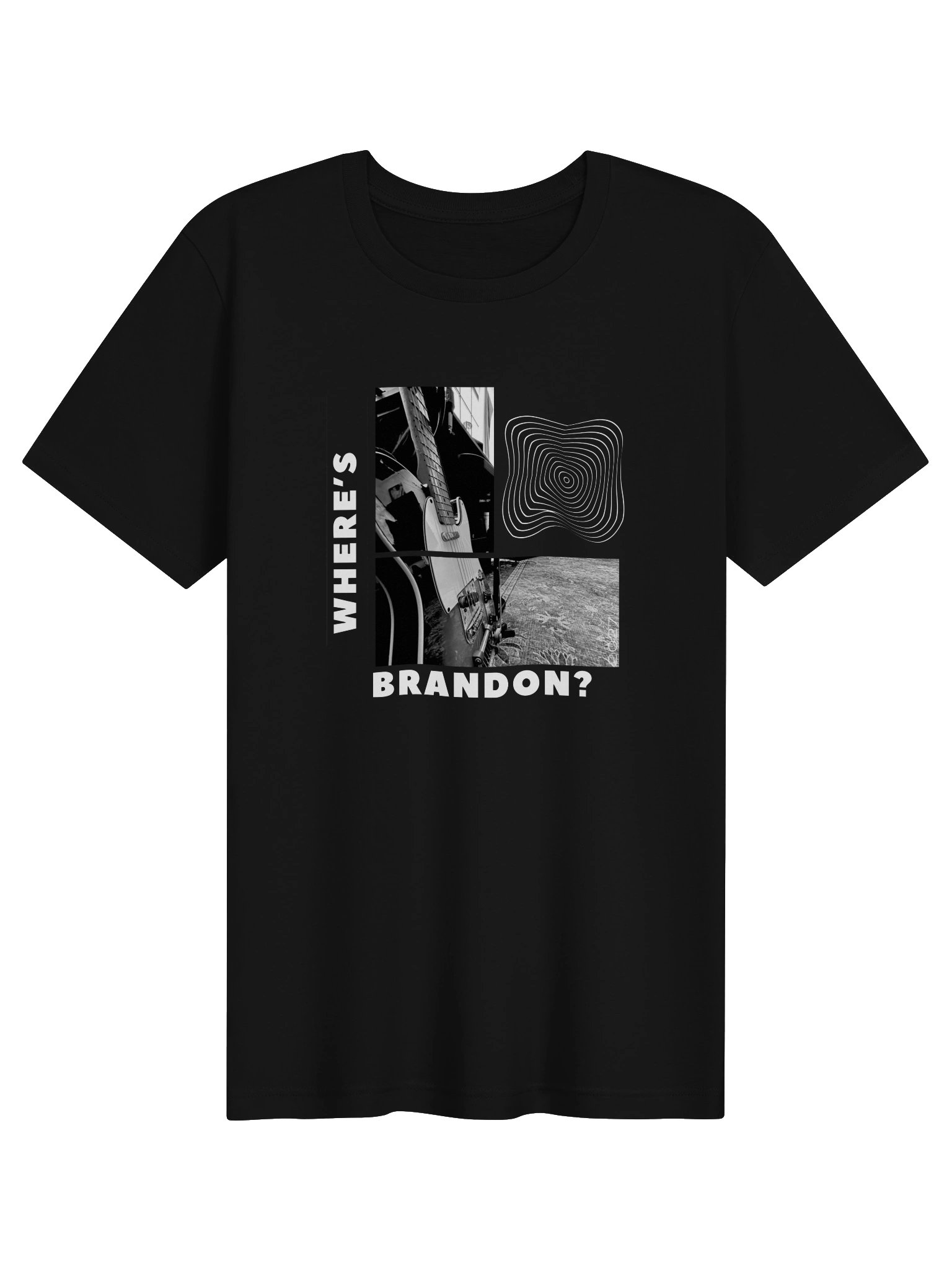 Where’s Brandon? Guitar Graphic Tee product image (2)