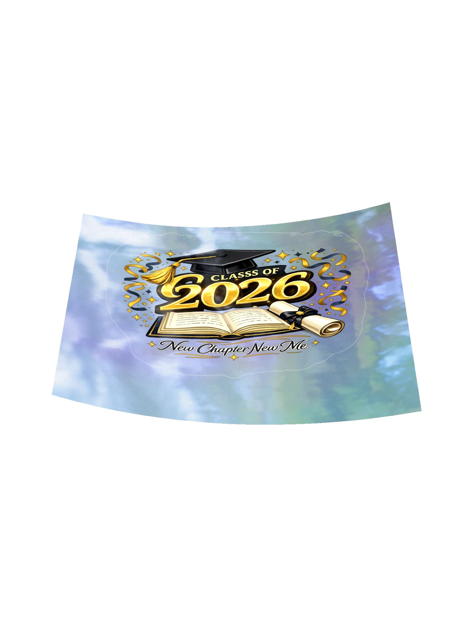 Class of 2026 New Chapter New Me - Holographic Sticker product image (6)