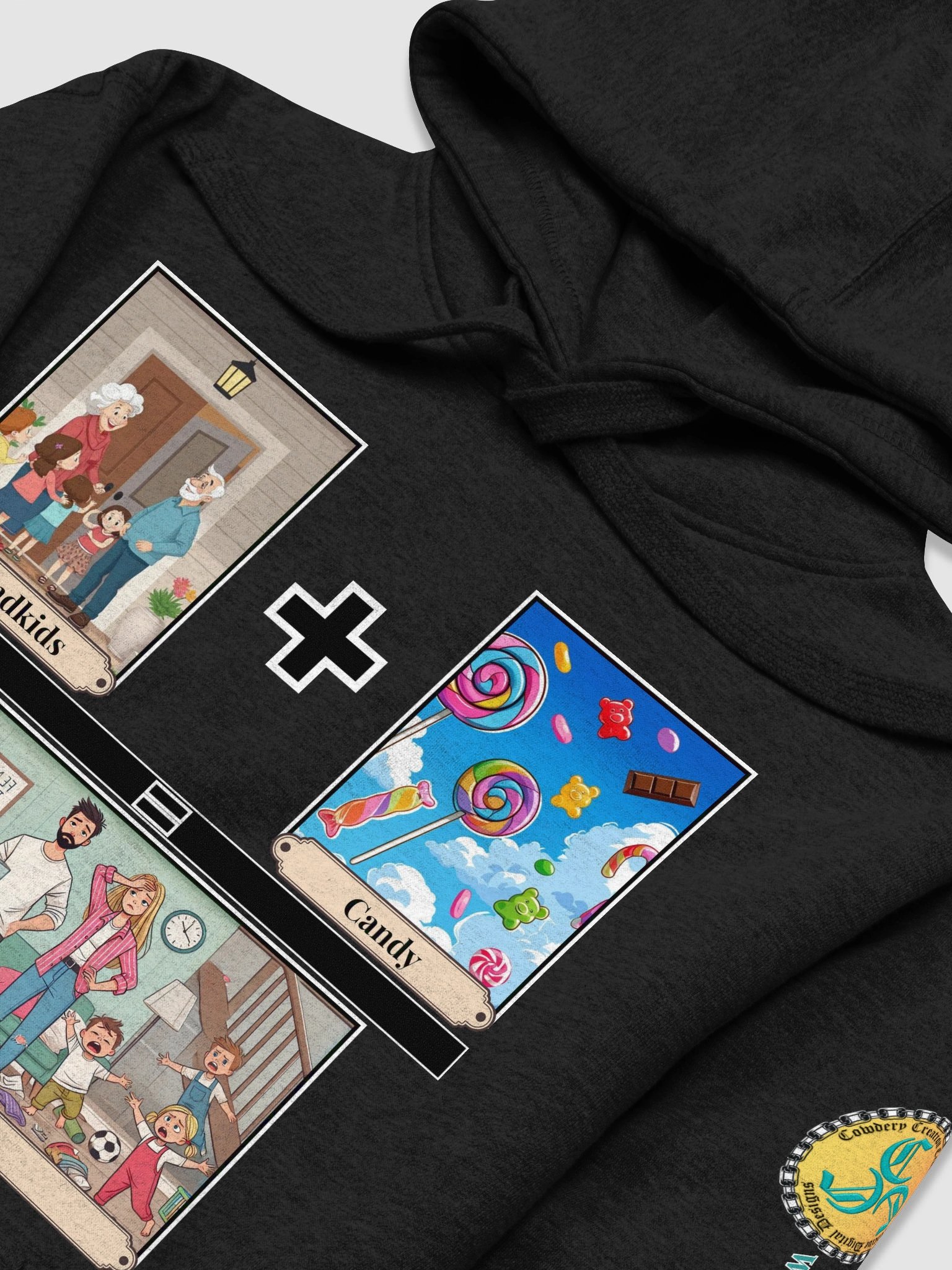 Grandkids + Candy = Sweet Revenge (Both) Cotton Heritage Unisex Premium Hoodie product image (41)