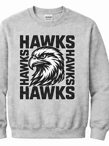 Hawks Squared Gildan Sweatshirt product image (1)