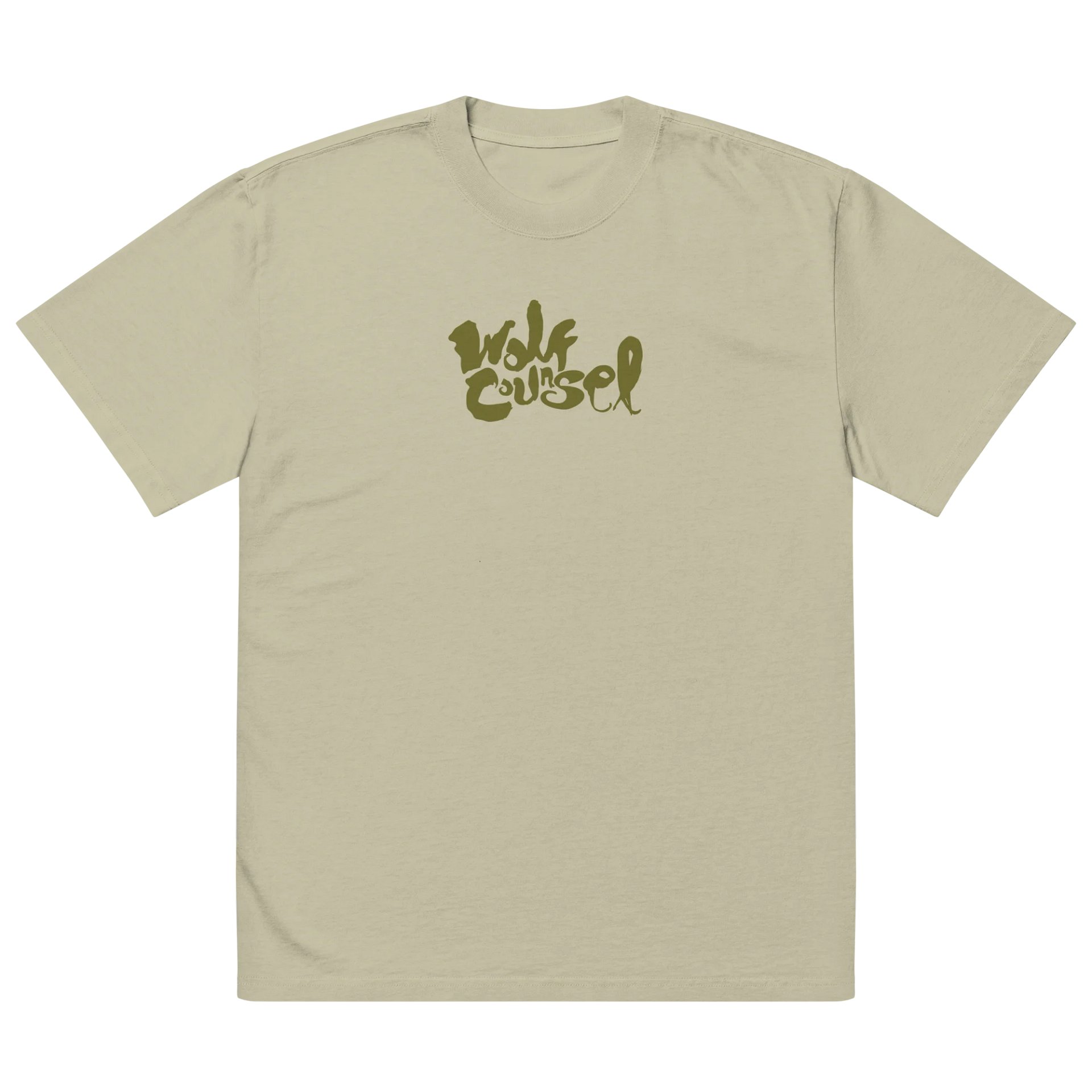 Wolf Counsel AS Colour Premium Oversized Faded T-Shirt (Back Patch) product image (3)