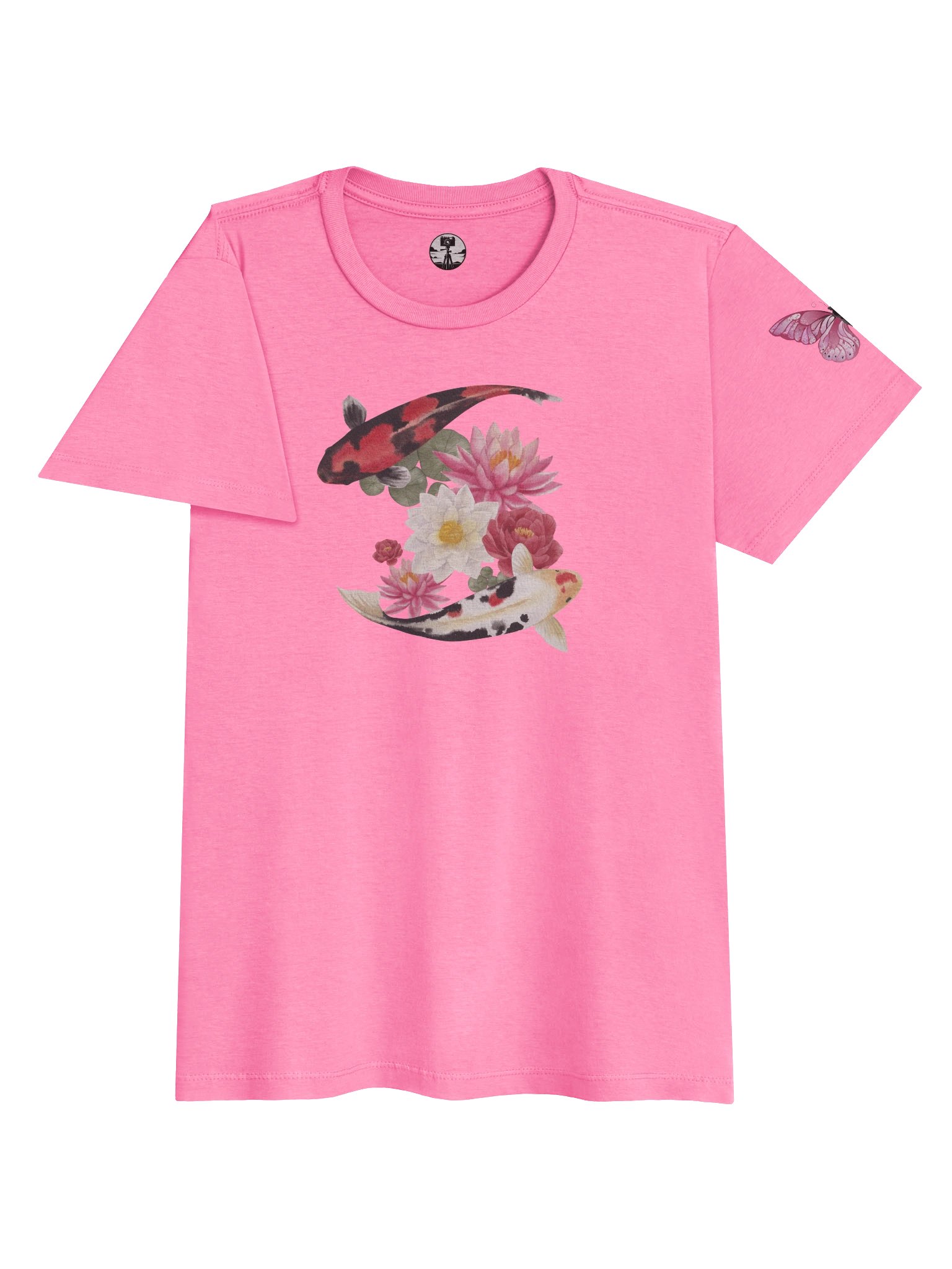 Koi & Sakura w/ Flowers Womens Shirt product image (21)