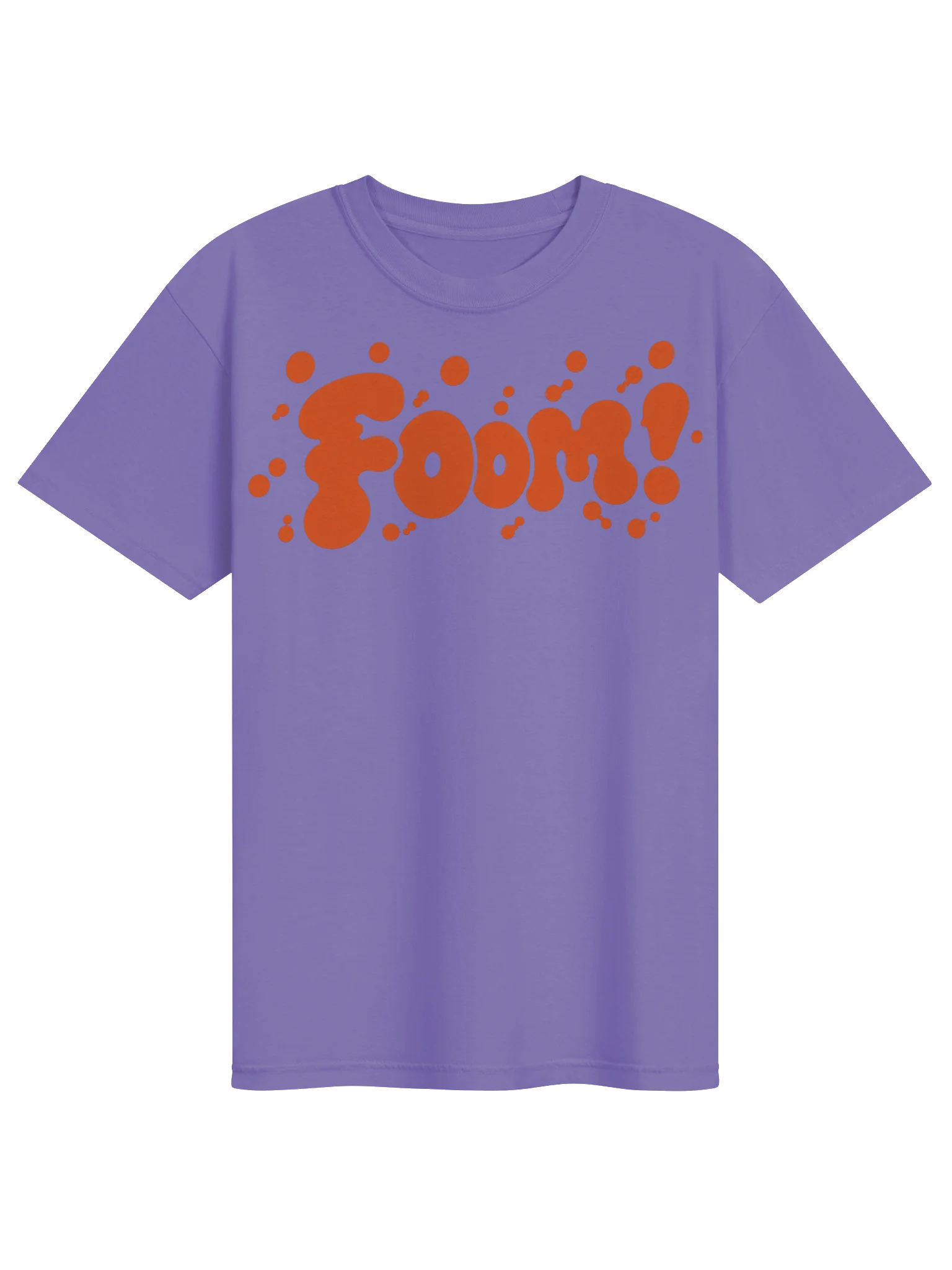 Foom! Orange Violet Bubble Splash Tee product image (2)