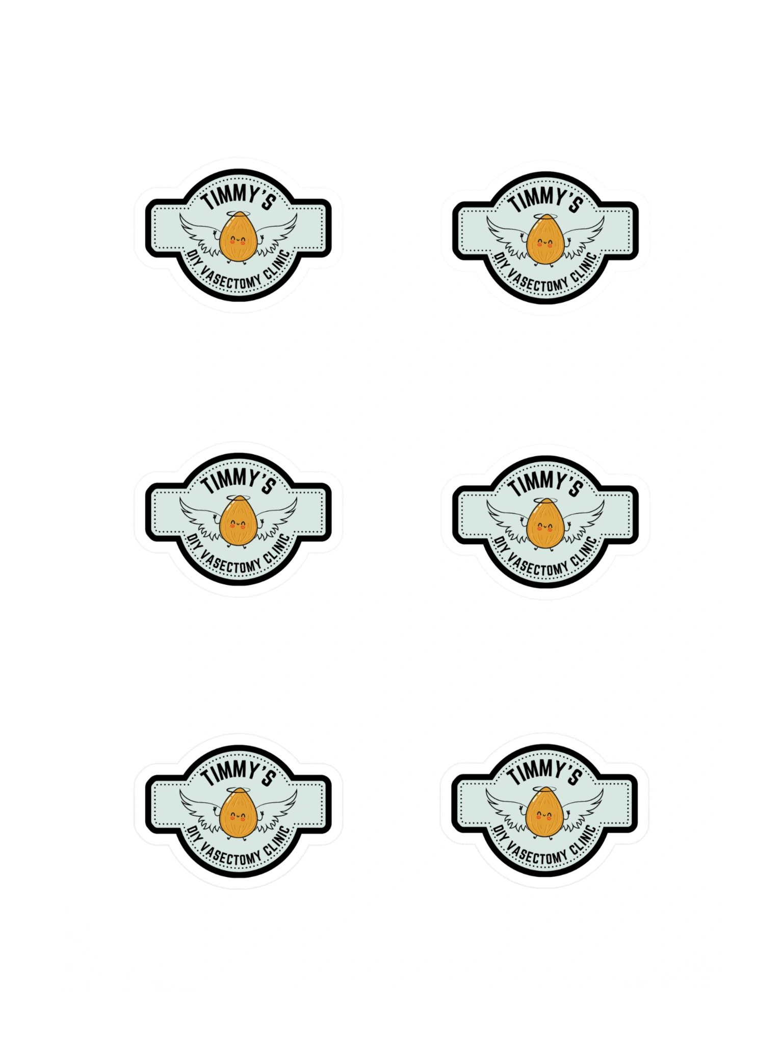 Timmy's DIY Vasectomy Stickers product image (3)