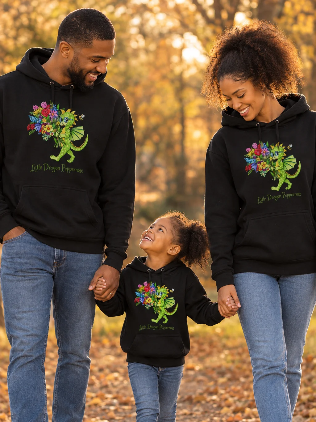 Little Dragon Peppernose — In Bloom Hoodie product image (1)