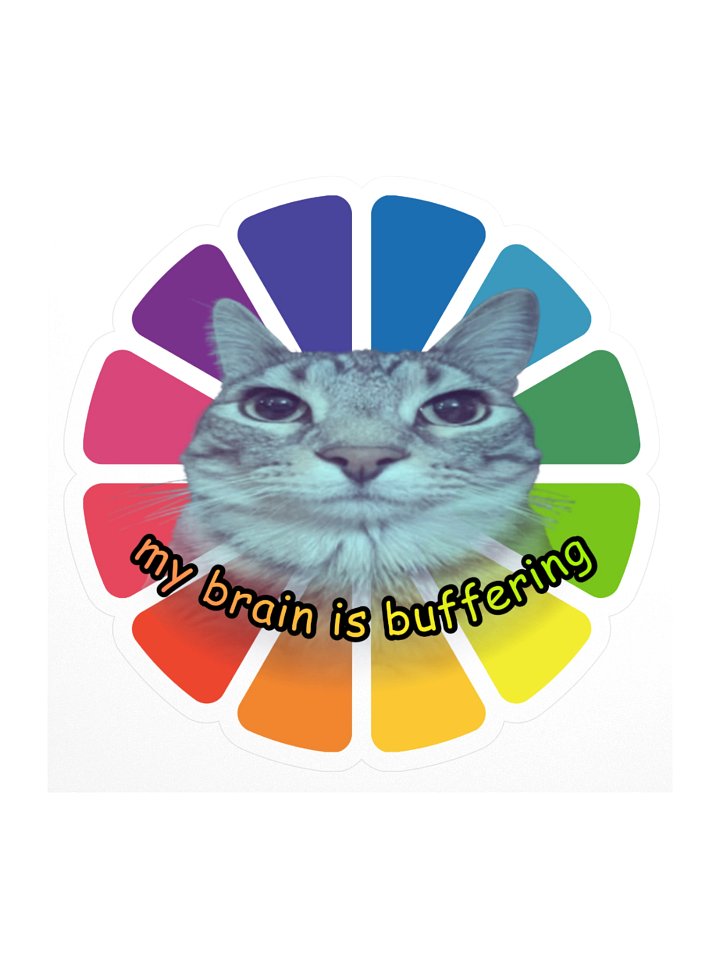 My brain is buffering sticker product image (1)
