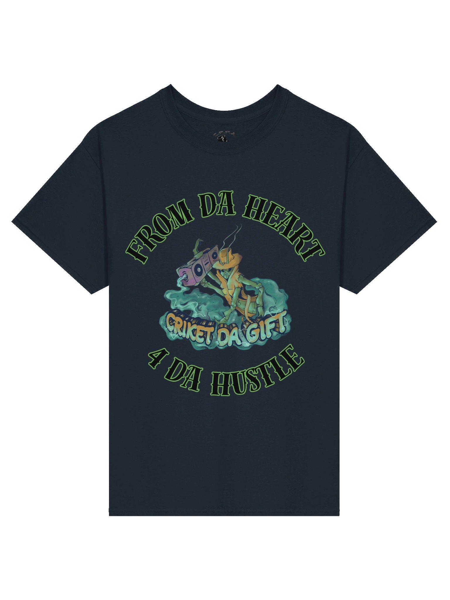 Criket Da Gift “From Da Heart, 4 Da Hustle” Signature Tee product image (2)