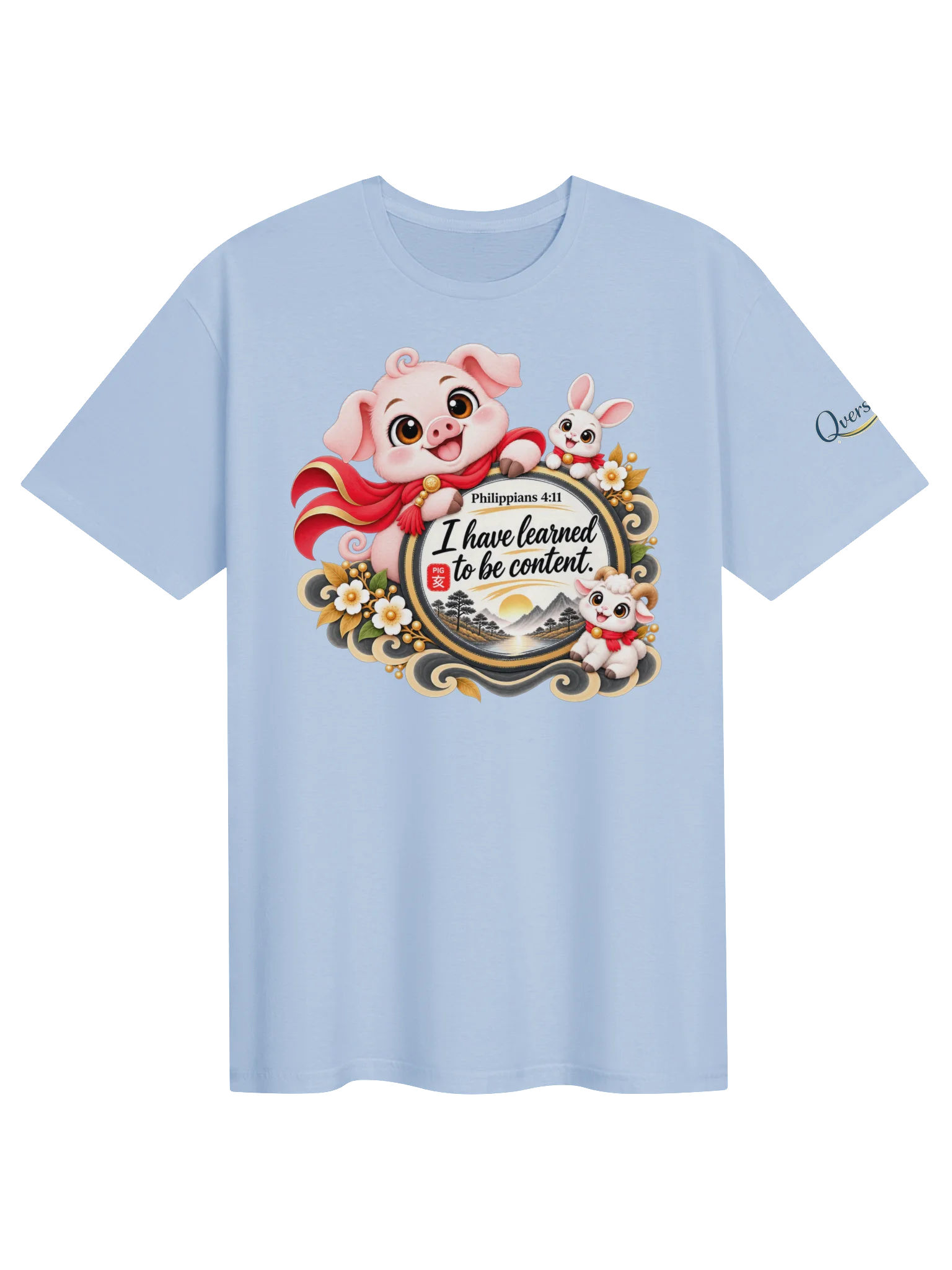 🐷Year of the Pig | Chinese Zodiac Trio Unisex T-Shirt product image (131)
