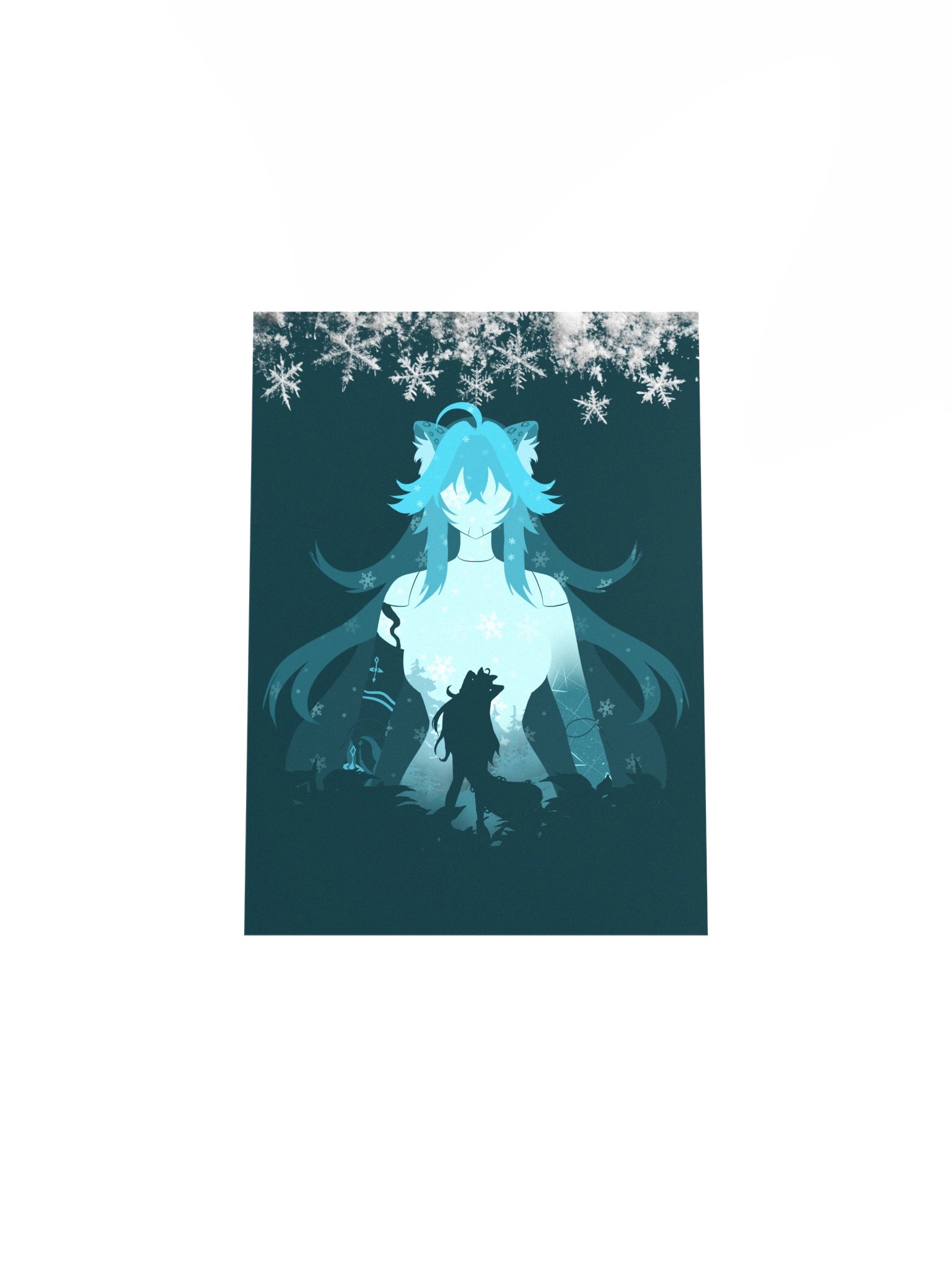 Goddess Silhouette Art Poster product image (32)