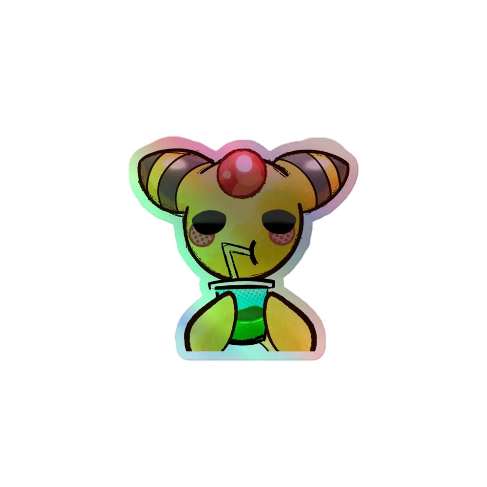 Holographic dapsauSip Sticker product image (1)
