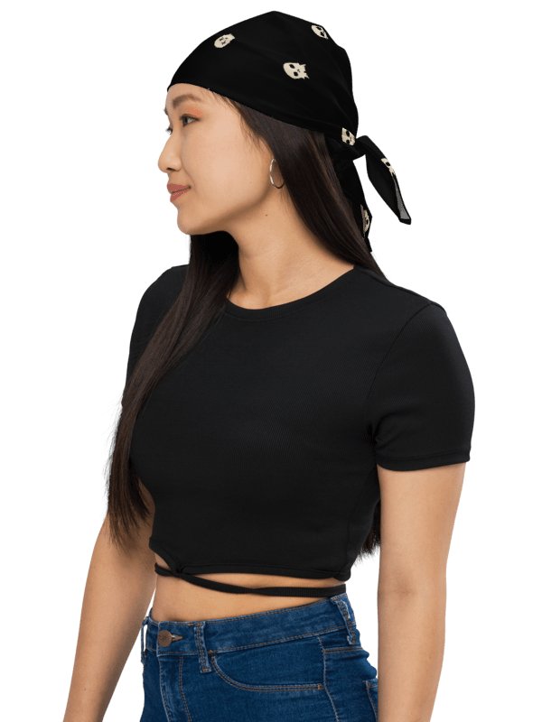 Skully Bandana (black) product image (8)
